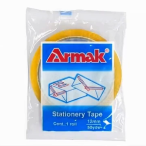 Armak Clear Stationery Tape 6 Rolls | 25Y Or 50Y | 12mm 18mm 24mm | Office School