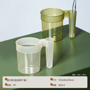 Portable Dental Care Set Couple Toothbrush Cup Draining Travel Friendly Childrens Toothpaste Tube Home Bathroom Accessories