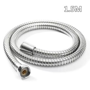 2025 NEW1.5m Black Stainless Steel Shower Hose High Quality Encryption Explosion-proof Flexible Shower Hose Bathroom Accessories