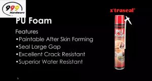 999 XTRASEAL PU FOAM INSULATION & CONSTRUCTION FOAM - 750ml / CONSTRUCTION FOAM ADHESIVE / XTRASEAL PU SILICONE / PU FOAM SILICON / PU FOAM SEALANT WATERPROOF / GAPS HOLE SEALANT / PU FILLER