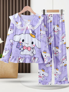 Childrens Home Clothes Set Spring Autumn New Style Long Sleeve Pants for Baby Girl Toddler Girl Pyjamas Polyester Fiber