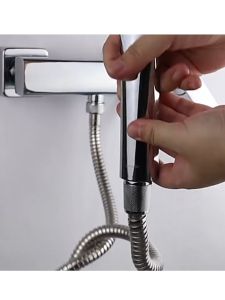 2m PVC Shower Hose Universal Interface Flexible Anti Winding PVC Handheld Shower Hose
