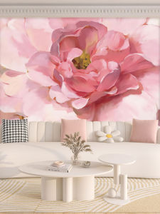 Tranh Dán Tường Đơn Giản Hiện Đại Tự Dính Hoa Trang Trí Phòng Khách Phòng Ngủ Tranh Dán Tường PVC Chống Thấm Nước Tranh Dán Tường Phẳng