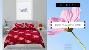 Sprei Motif Aesthetic Elegant Baru Ukuran Queen & Super King