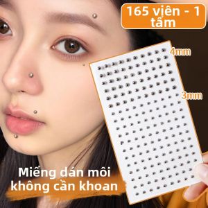 Vòng Mũi Giả Kiểu Punk Gothic Không Cần Xỏ