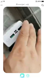 Xạc dự phòng 50000mAh Siêu nhanh PD20W 120W sạc dự phòng nạp dùng 5 đầu ra 3 đầu vào có đèn LED 4 dây sạc nhanh