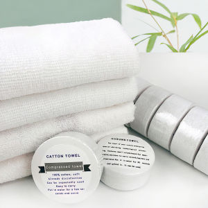 100% cotton khăn nén dùng cho đi du lịch/ Spa Khăn nén dùng một lần LAZY LIFE STORE