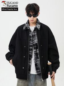 TUCANO | Layered Look Baseball Jacket