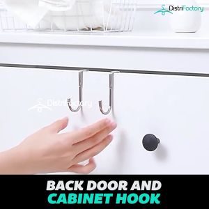 304 Stainless Steel Cabinet Storage Multi-functional Punch-free Hook Kitchen towel Hanger Home Door Rear Hanging Rack