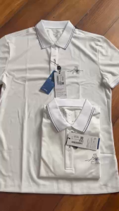 Áo polo Aristino slimfit thể thao APS072S3 màu trắng