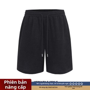 LIUBU | Quần Short Nam Mùa Hè Thoáng Khí Hút Mồ Hôi Màu Xanh Klein Vảy Rồng Sò Đồn