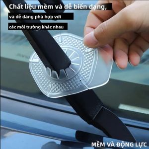 10 Chiếc Khăn Lau Kính Chắn Gió Ô Tô Đa Năng Bảo Vệ Có Chống Bụi PVC Đáy Tay Áo Di Động Khăn Lau Phần Cho Xe Kính Chắn Gió