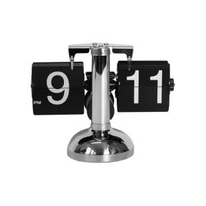 Vintage Creative Ins Style Auto Flip Mechanical Clock