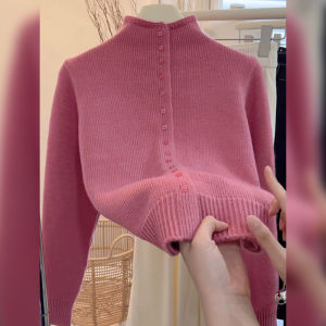 Stylish French Design Spring Knit Sweater