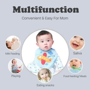 Baby Bibs Three Layer Waterproof Baby Bib Bip Bayi Kalis Air 婴儿口水巾 婴儿围兜 Cotton Baby Saliva Towel Bib Bayi