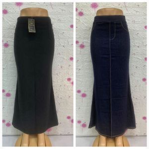 XS-4XL SKIRT DUYUNG BERKUALITI TINGGI DAN BERGETAH / SKIRT FORMAL