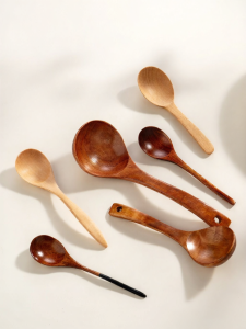onlycook | Natural Food-Grade Wooden Spoon for Soup and Mixing