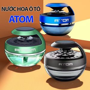 Nước hoa để taplo xe ô tô thơm lâu khử mùi hôi oto chai lọ sáp nước hoa Atom cao cấp ôtô xe hơi sử dụng năng lượng mặt trời khuếch tán tỏa hương xịt thơm xe nhẹ nhàng dễ chịu