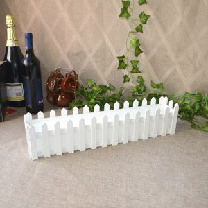 Chậu hàng rào gỗ kèm xốp cắm cây hoa giả - Size từ 30cm đến 100cm - Chậu cây cây giả hoa lụa trang trí nhà cửa