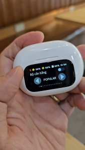 Lenovo ERAZER XP12  Tai nghe dịch thuật AI  Bluetooth 6.0  Màn hình LED thông minh  Tai nghe Bluetooth không dây  Tuổi thọ pin cực dài