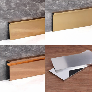 ZHIZHOU | Stainless Steel Narrow U-shaped Skirting Board
