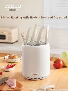 ecoco | Rotating Multifunctional Knife and Chopstick Holder Organizer