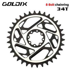 GOLDIX 3mm Offset 8 Bolt MTB Chainring CNC Hollow Narrow Wide Sprocket 36T 38T for SRAM ETAP AXS KRAFT RED 8 NAIL 7075 Aluminum