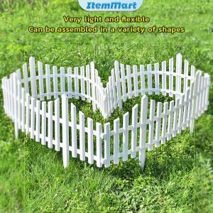 ItemMart White Outdoor Fence: A Durable & Stylish Addition to Your Home Garden