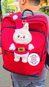 (My Online Shops) Gantungan Kunci Boneka Labubu The Monsters Exciting Macaron Christmas