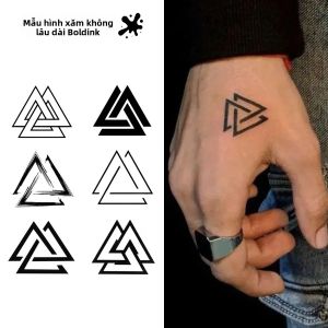 Hình Học Hình Xăm Tạm Thời Miếng Dán Chống Nước Bán Vĩnh Viễn Có Thể Giữ Được Đến 15 Ngày Cho Lứa Tuổi Từ 14 Trở Lên Boldink B058-0810M