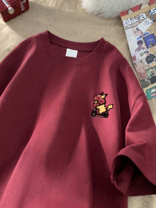 Áo Thun Cotton in Họa Tiết Hoạt Hình Nhật Bản Tay Ngắn Mùa Hè Cho Thanh Thiếu Niên Áo Thun Rộng Rãi Thời Trang Thoải Mái Đa Năng