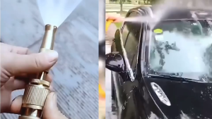 หัวฉีดน้ำทองเหลือง หัวฉีดน้ำโลหะผสม หัวฉีดสปริงเกอร์ หัวฉีดน้ำแรงดันสูง มีให้เลือก2แบบ 4หุน 6หุน ล้างรถ รดน้ำต้นไม้