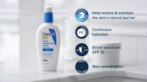 CeraVe AM Facial Moisturising Lotion SPF50 For Normal To Dry Skin With 3 Essential Ceramides And Hyaluronic Acid Fragrance Free Non Comedogenic Day Moisturizer With Sun Protection 89ML