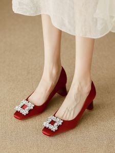 French Style Comfortable Wedding Shoes Heels