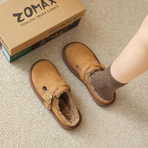 Fleece Lined Womens Birkfoot Slippers Office Replacement Slip-On Cotton Slippers Warm Indoor Outdoor Wear for Pregnant Ladies