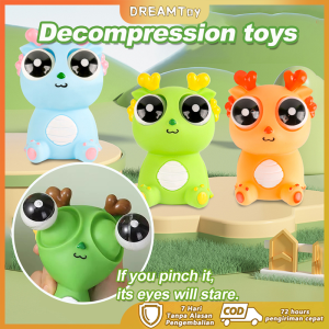 DREAMToy Kreatif 11CM Decompression Burst Eye Dragon Squishy Squeeze Mainan /Penghilang Stres