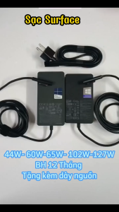 Sạc Surface Zin 44W 60W 65W 102W 127W. Sạc Surface Tặng Kèm Dây Nguồn - Bảo Hành 12 Tháng Lỗi 1 Đổi 1
