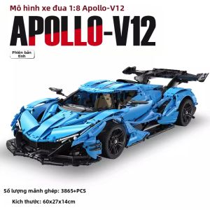 CaDA | Bộ Lắp Ráp Mô Hình Xe Điện Apollo IE Black Warrior