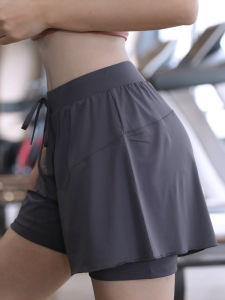 BUMILA | Quick-drying High Waist Anti-exposure Yoga Shorts Plus Size