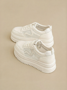 Josiny | Summer Thick Sole Increasing Breathable Fashion Soft and Light Female Board Shoes