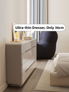 Italian Minimalist Luxurious Storage Cabinet 8 Drawers