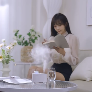 NEENCA ใหม่สีสันสดใสแสงโดยรอบ USB Bear Humidifier เดสก์ท็อปห้องนอนหอพักรถนักเรียนแบบพกพา Aroma Diffuser