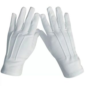 AIBUSISO | Ceremonial Security Gloves With Buckle White