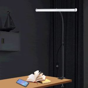 12W LED Floor Table Lamp 3000K/3500K/4000K/4500K/6000K 5 colors infinite dimming & timer touch control Dc12V led Table light night lamp with remote