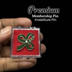 Premium Pin+Case | Membership Pin | World Pin | BSP Pin | Investiture Pin | Butterfly back Clip | from LasuerteApparel