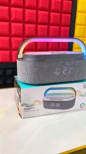 Loa nghe nhạc Bluetooth S305 kết nối đa dạng loa nghe nhạc xem giờ sạc nhanh 15W Nghe đài Báo thức tiện lợi kèm đèn led cực đẹp