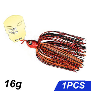 Chatterbait 16g 19g Fishing Lures Pesca Silicon Skirts Wobble Blade Spoon Rubber Jig Head Hook Wire Swimbait 1-3Pcs Spinner Bait