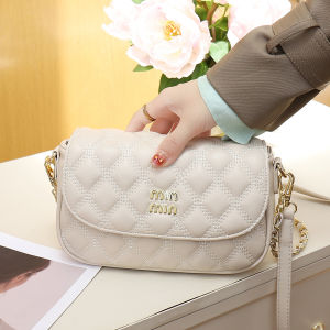 TAOHUALIHUA | Stylish -Inspired Diamond Quilted Crossbody Bag High-End Feel