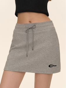 ZUKUN | Gray American Sporty Short Skirt