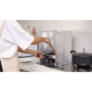 [HCM]Dụng cụ chắn dầu mỡ/tấm chắn gió cho bếp ga size 32.5*84cm-TyHome